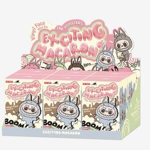 Pop Mart The Monsters Exciting Macaron Labubu Vinyl Blind Box Pendant Ke…